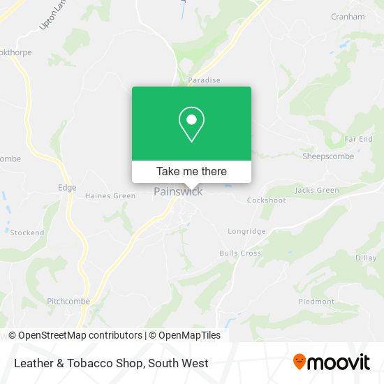 Leather & Tobacco Shop map
