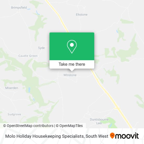 Molo Holiday Housekeeping Specialists map