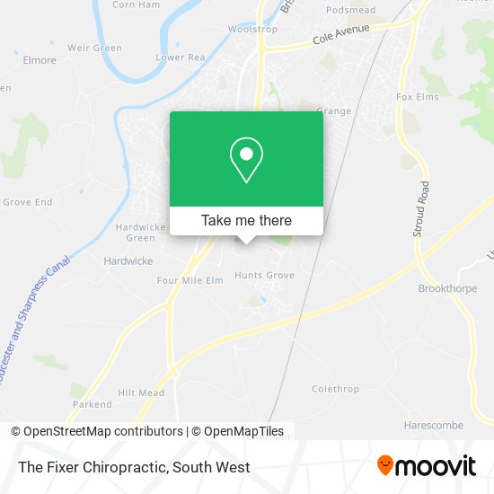 The Fixer Chiropractic map