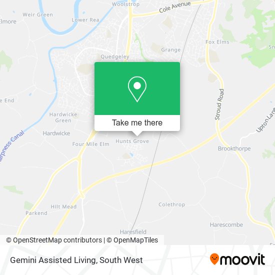 Gemini Assisted Living map