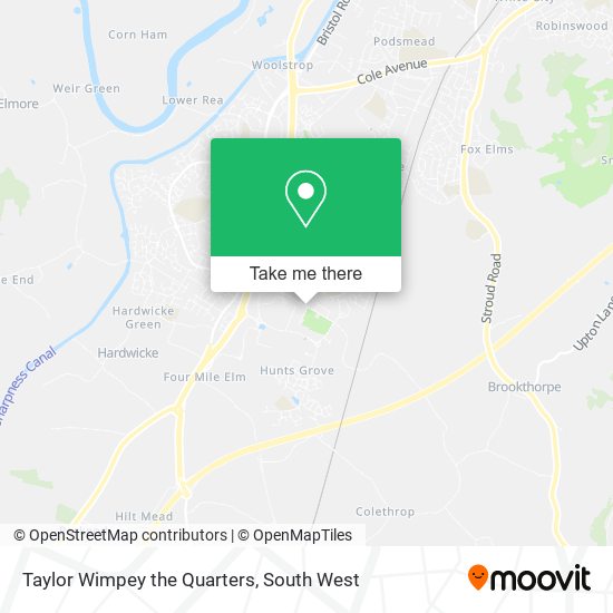 Taylor Wimpey the Quarters map