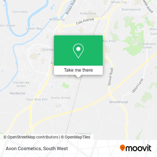 Avon Cosmetics map
