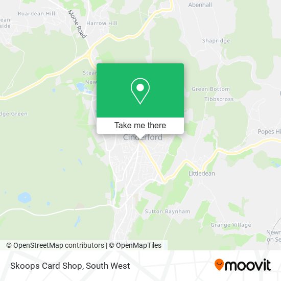 Skoops Card Shop map