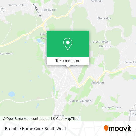 Bramble Home Care map