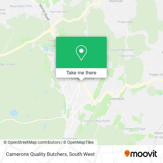 Camerons Quality Butchers map