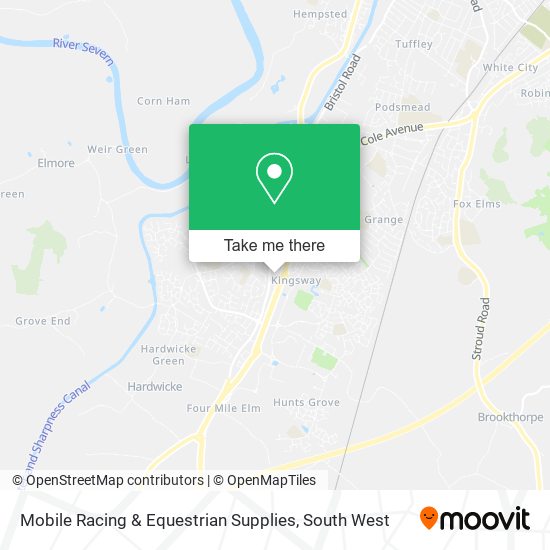 Mobile Racing & Equestrian Supplies map