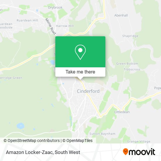 Amazon Locker-Zaac map