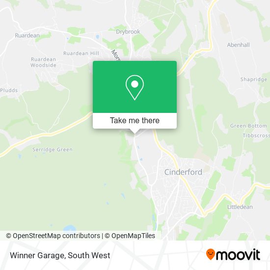 Winner Garage map
