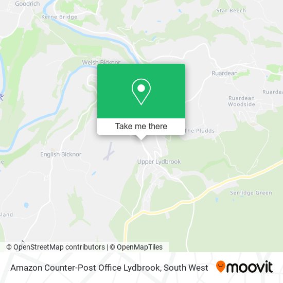 Amazon Counter-Post Office Lydbrook map