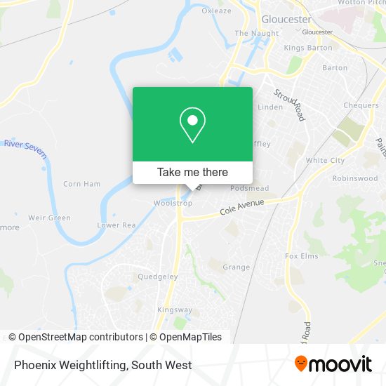 Phoenix Weightlifting map