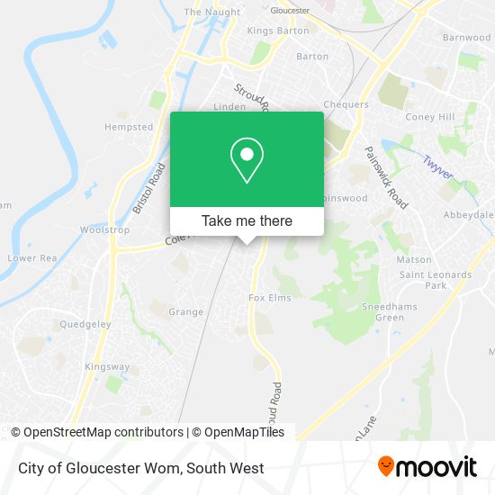 City of Gloucester Wom map