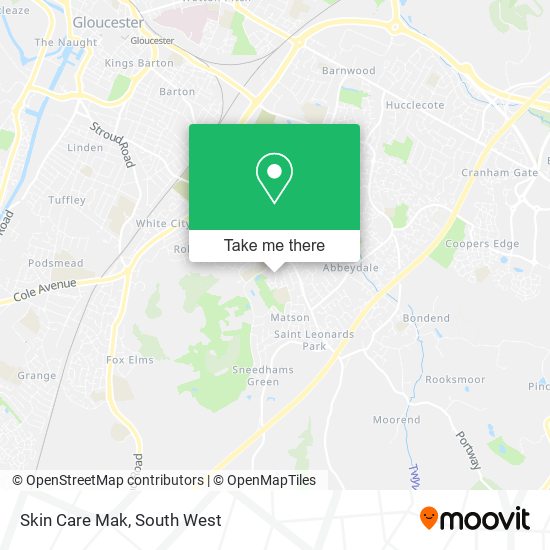 Skin Care Mak map