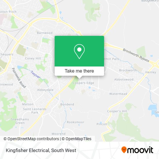 Kingfisher Electrical map