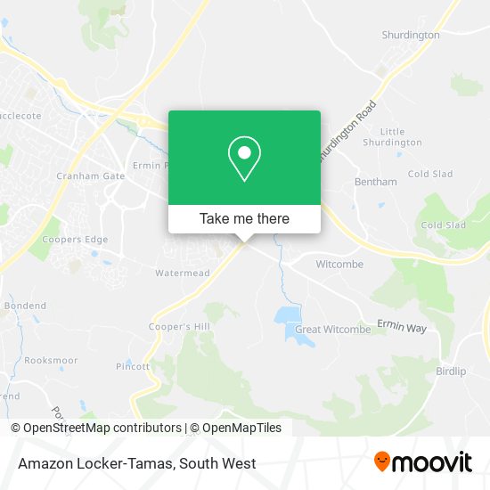 Amazon Locker-Tamas map