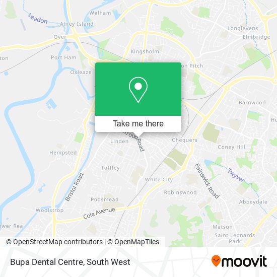 Bupa Dental Centre map