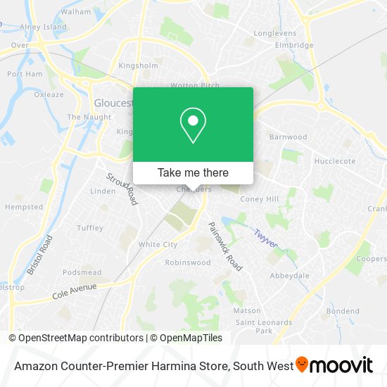 Amazon Counter-Premier Harmina Store map