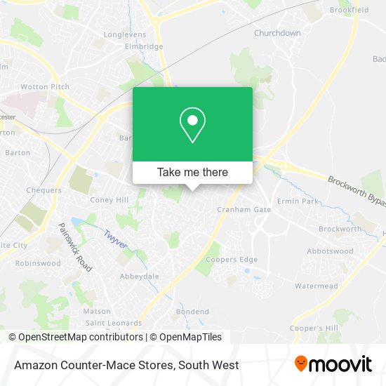 Amazon Counter-Mace Stores map