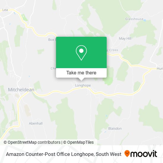 Amazon Counter-Post Office Longhope map