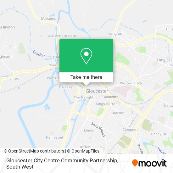 Gloucester City Centre Community Partnership map