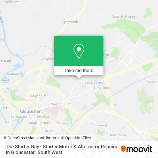 The Starter Bay - Starter Motor & Alternator Repairs In Gloucester. map
