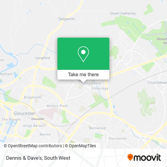 Dennis & Dave's map