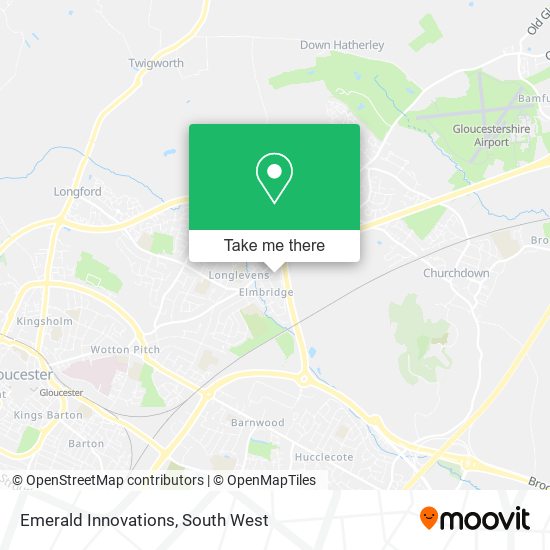 Emerald Innovations map