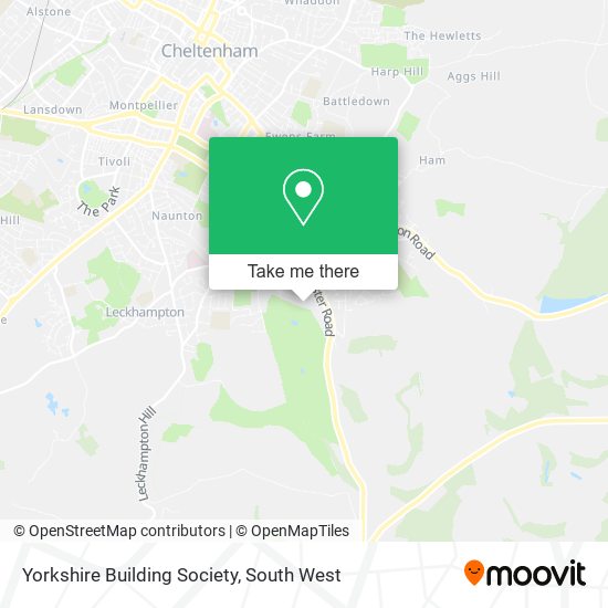 Yorkshire Building Society map