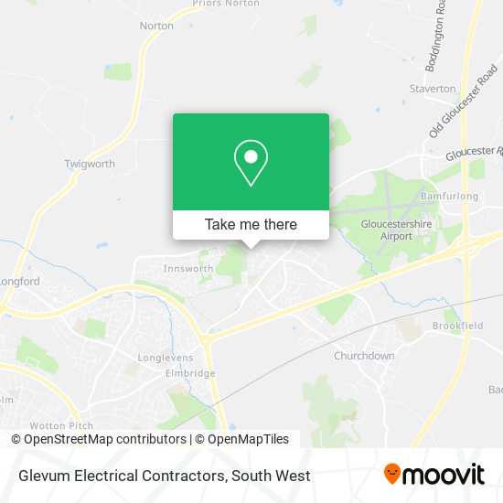 Glevum Electrical Contractors map
