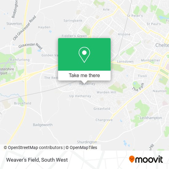 Weaver's Field map