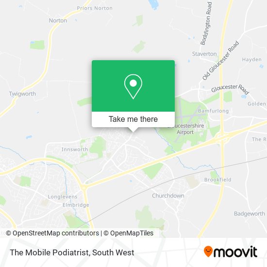 The Mobile Podiatrist map