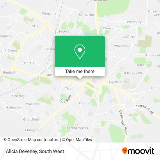 Alicia Deveney map