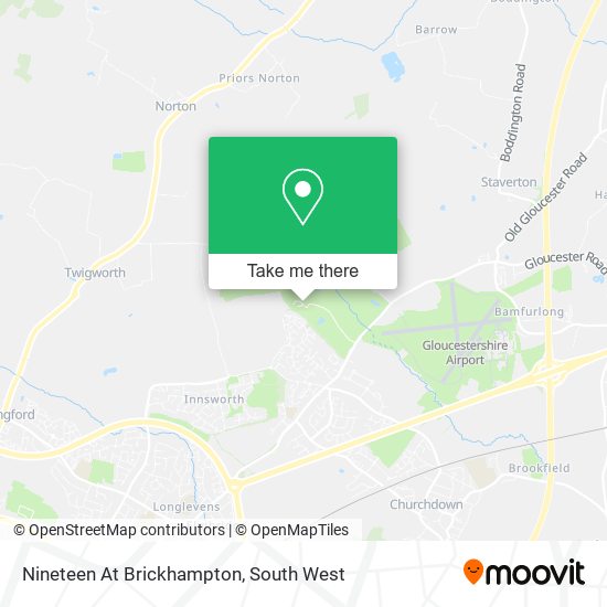 Nineteen At Brickhampton map