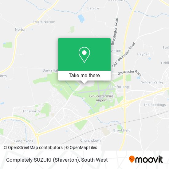 Completely SUZUKI (Staverton) map