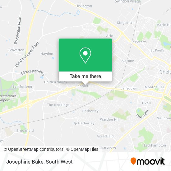 Josephine Bake map