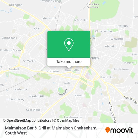 Malmaison Bar & Grill at Malmaison Cheltenham map