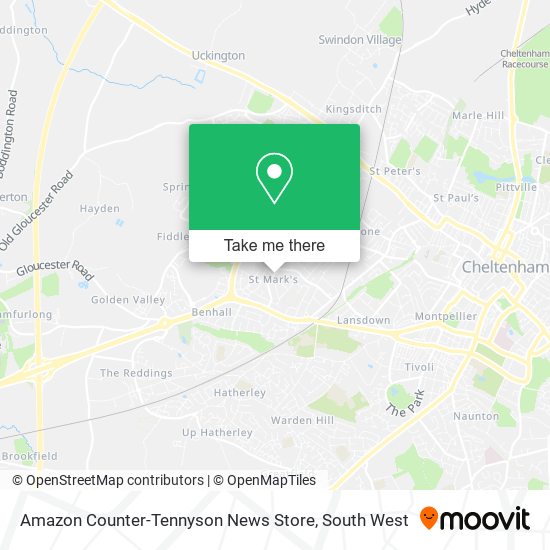 Amazon Counter-Tennyson News Store map