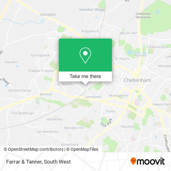 Farrar & Tanner map