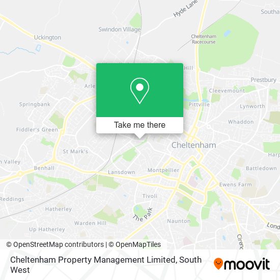 Cheltenham Property Management Limited map