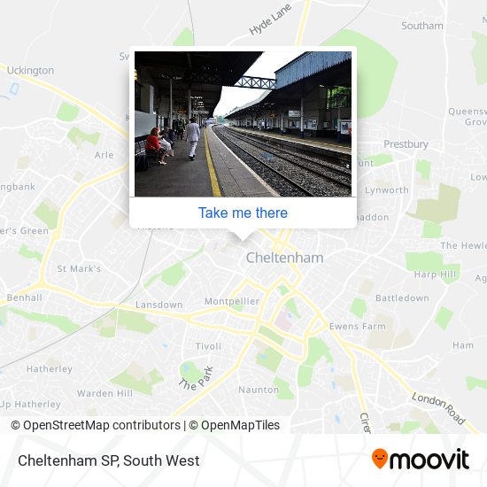 Cheltenham SP map