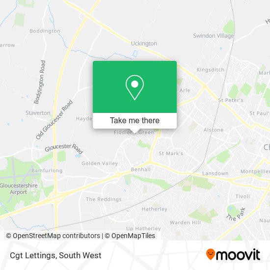 Cgt Lettings map