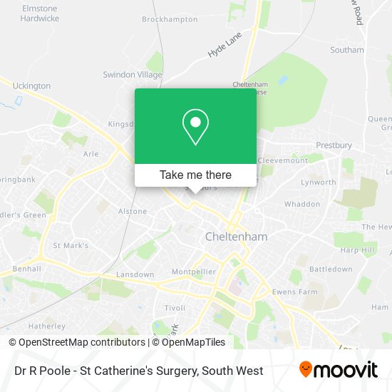 Dr R Poole - St Catherine's Surgery map