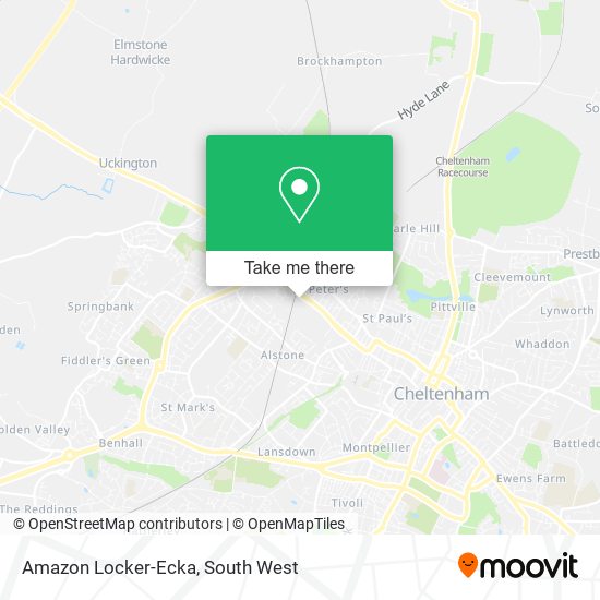 Amazon Locker-Ecka map