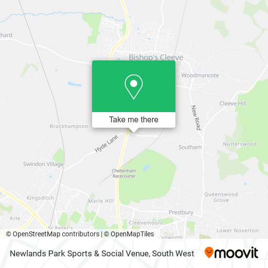 Newlands Park Sports & Social Venue map