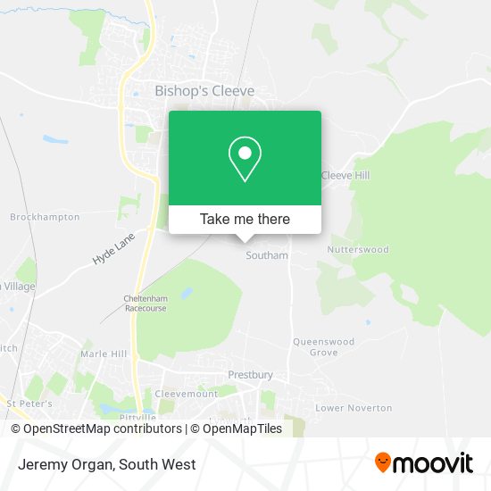 Jeremy Organ map