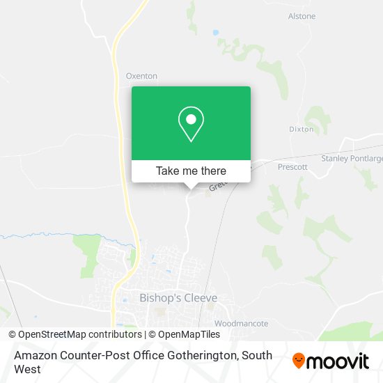 Amazon Counter-Post Office Gotherington map