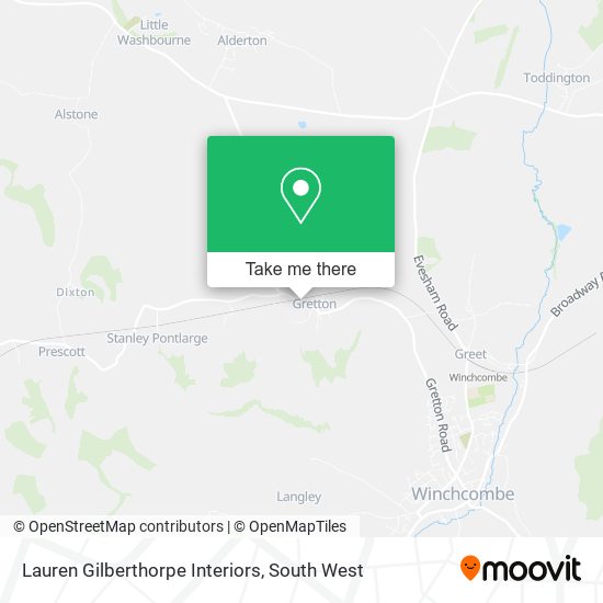 Lauren Gilberthorpe Interiors map