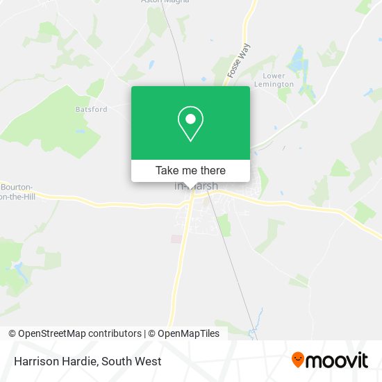 Harrison Hardie map
