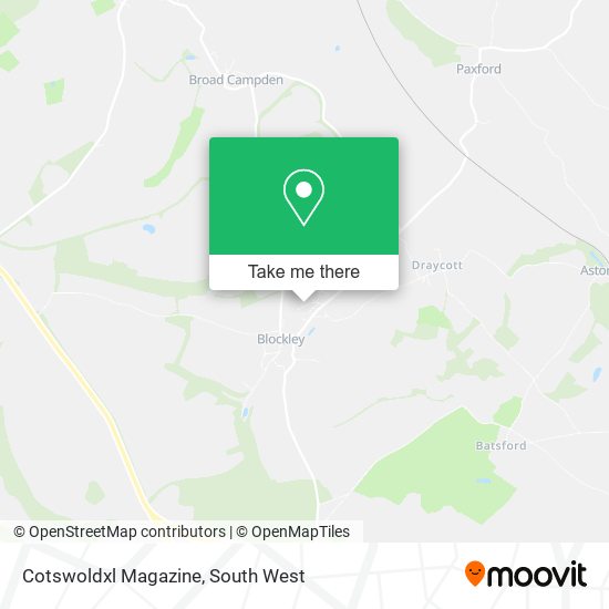 Cotswoldxl Magazine map
