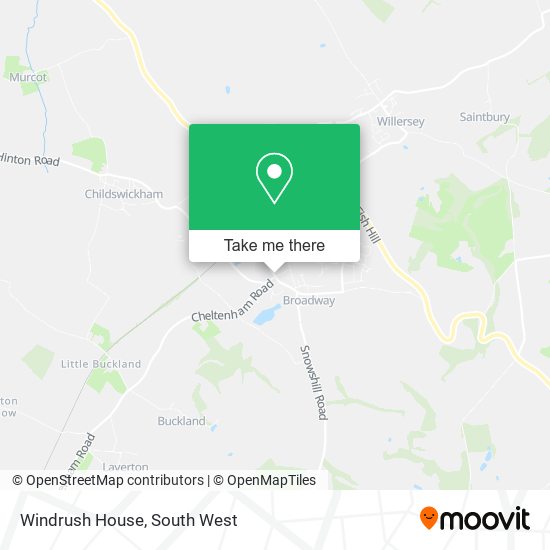 Windrush House map