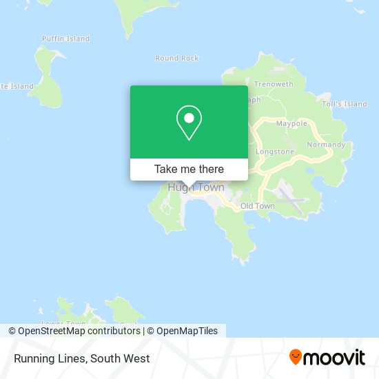Running Lines map